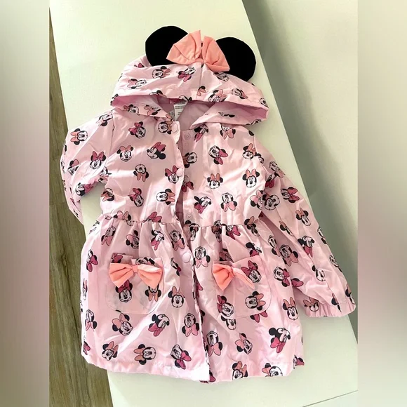 Disney Girls Minnie Rain Jacker